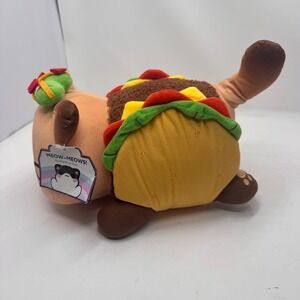 Aphmau Cat Face MeeMeows Taco Plush 11" Kitty Stuffed Animal Pillow Toy